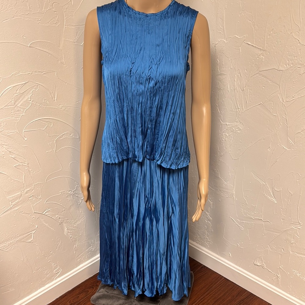 J Jill Pleated Skirt w/ Matching Top